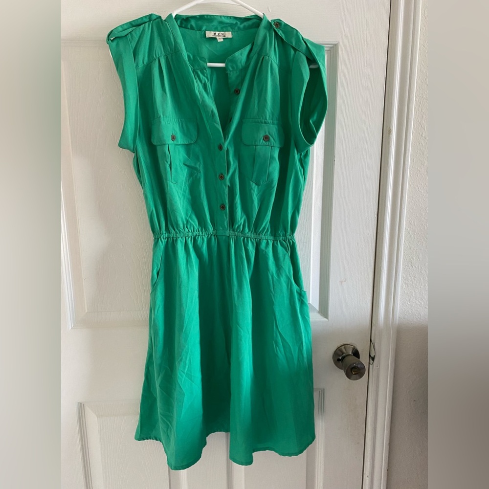 Green formal dress